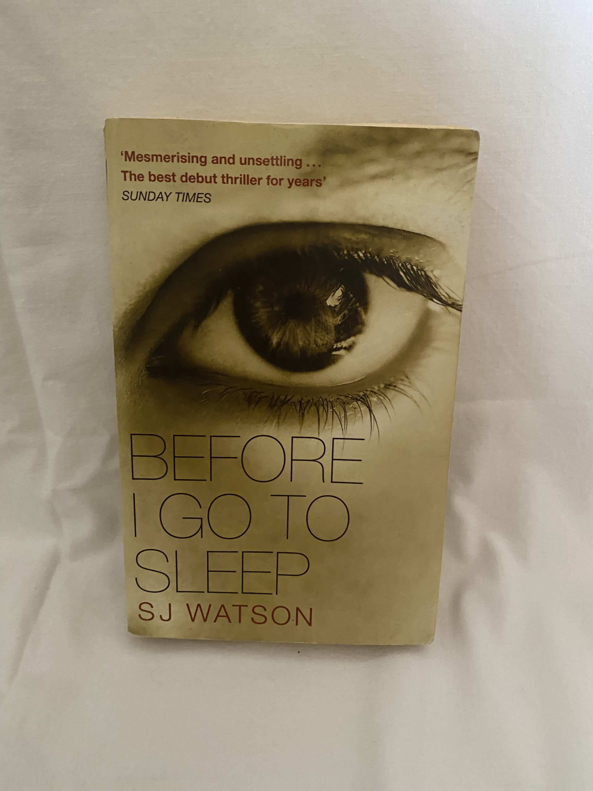 Before I Go to Sleep by S.J. Watson