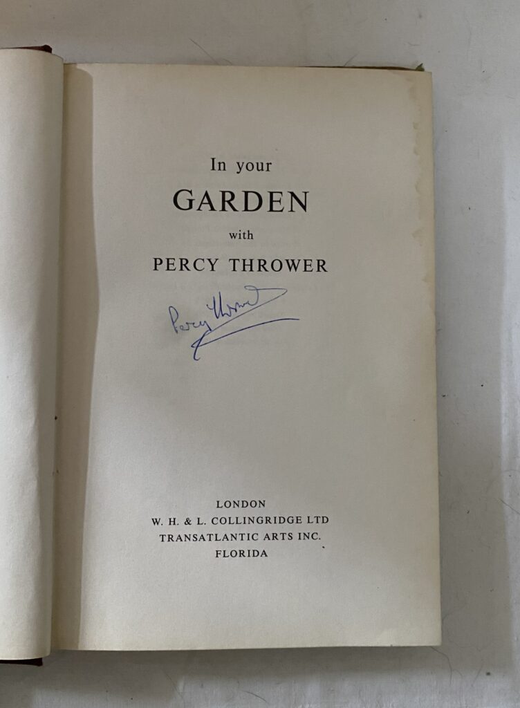 In your GARDEN with PERCY THROWER