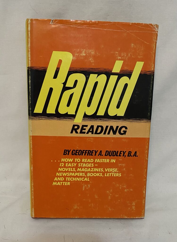 Rapid Reading by Geoffrey A Dudley BA