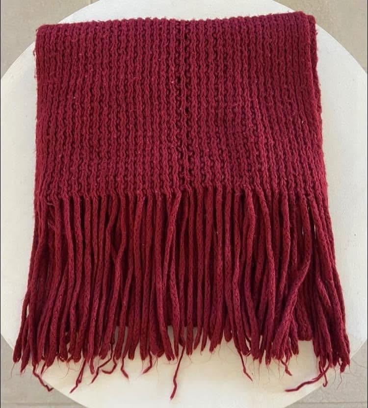 Red Winter Scarf