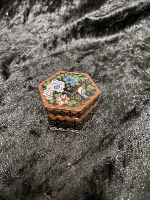 Enamelled Trinket Pot - Image 2