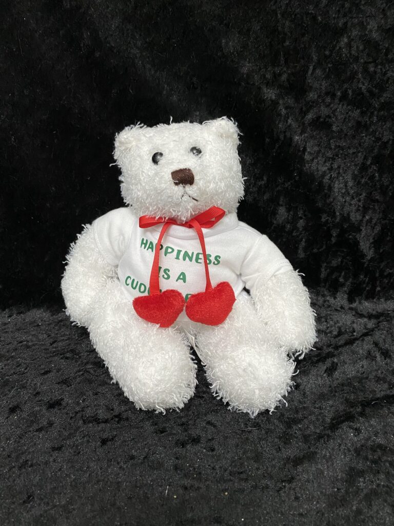 Teddy Bear, “Happiness Is A Cuddly Bear”