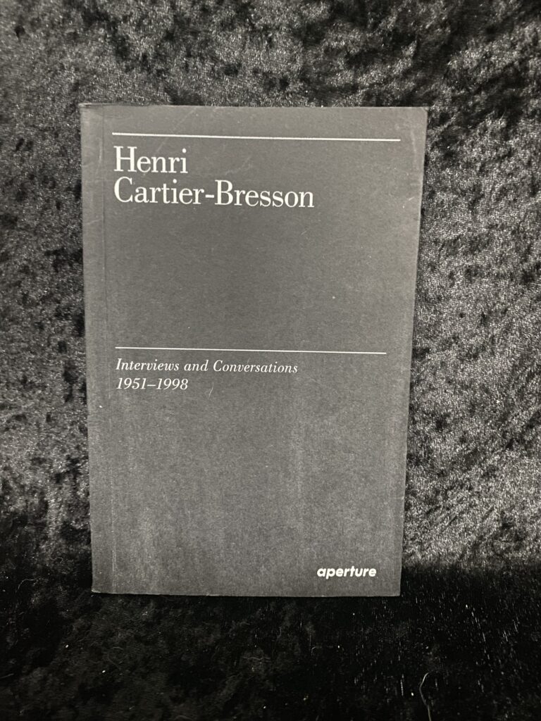 HenriCartier-Bresson: Interviews and Conversations 1951-1998