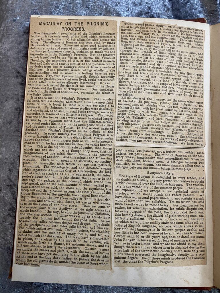 The Pilgrims Progress Copy from 1950’s