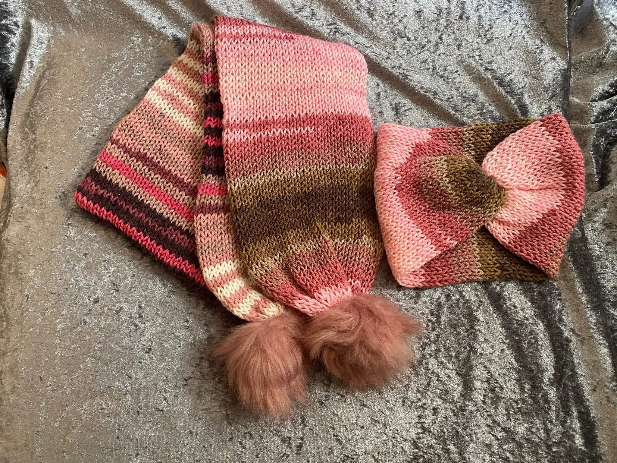 Matching Scarf & Twisted Headband