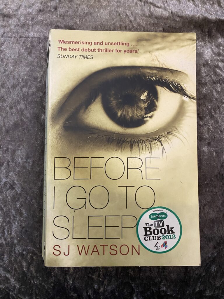 Before I Go to Sleep by SJ Watson