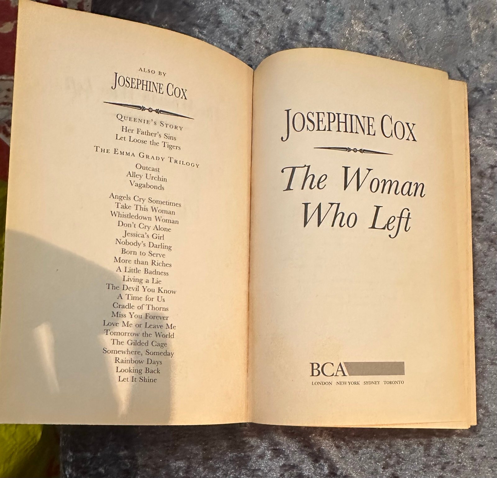 The Woman Who Left by Josephine Cox