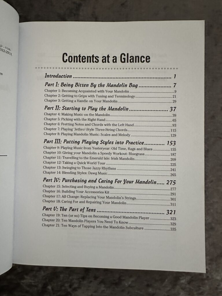 Mandolin For Dummies