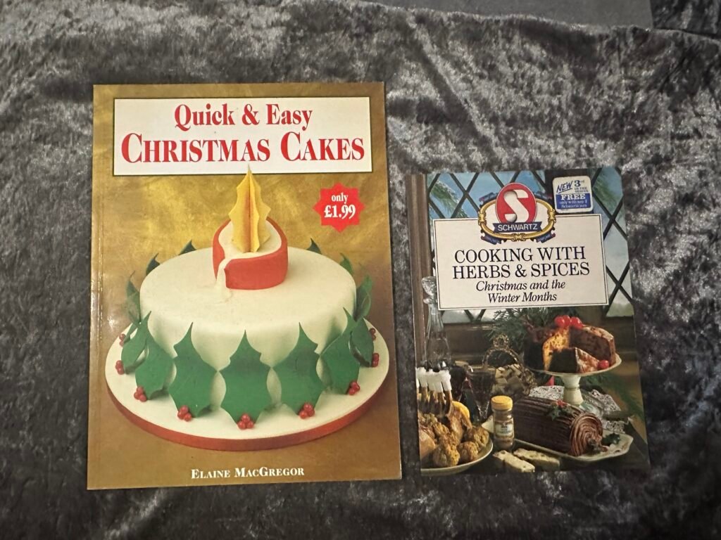 2 Christmas Cookery Books