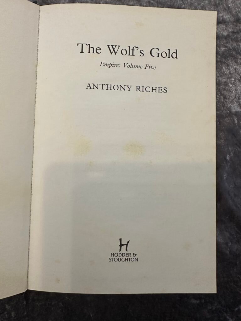 Empire: The Wolf’s Gold by Anthony Riches (Empire #5)